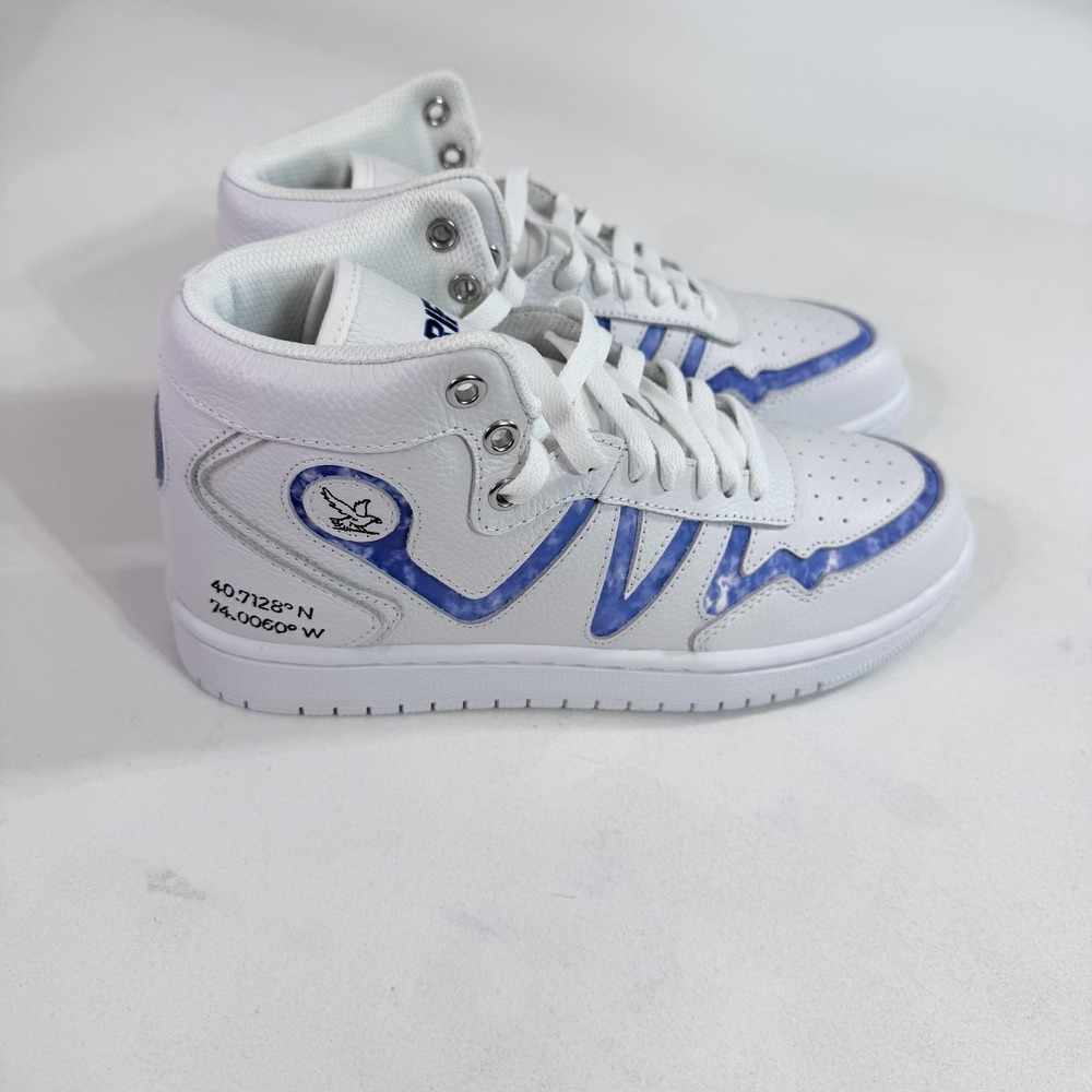 Drifts Early Bird Shoes Mens Size 8 White Mid Top Sneakers 23-DRIFTS-DAY-08-0